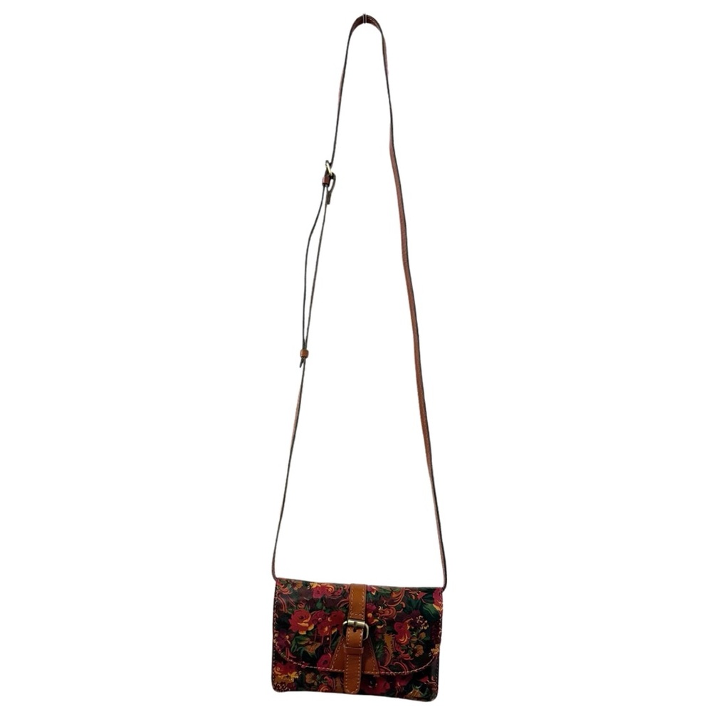 PATRICIA NASH Floral‎ Leather Vintage Small Crossbody Bag Bohemian